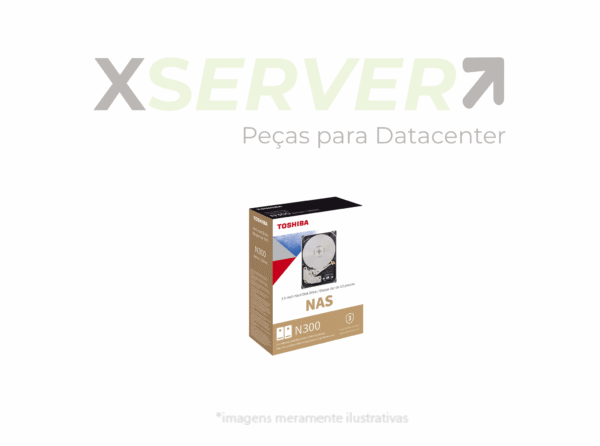 HDWG760XZSTA HD Interno 6TB Toshiba N300 Sata3 512MB